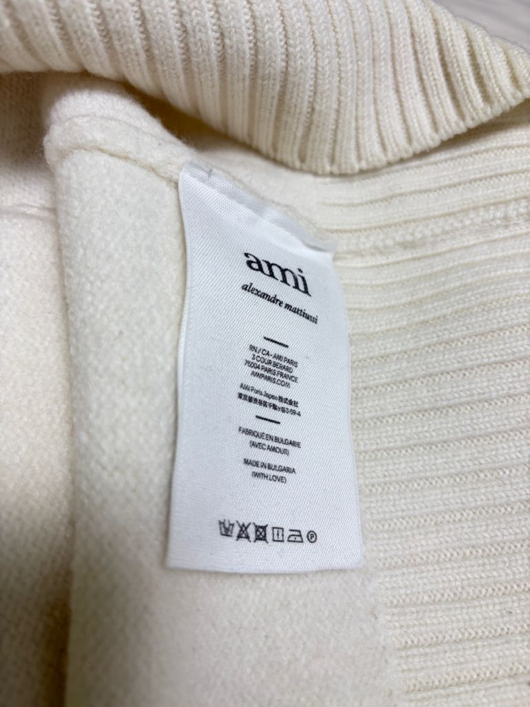 아미 인타르시아 빅하트 로고 니트 M 이미지