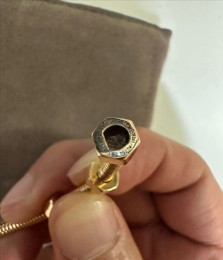 18k 에크루 금팔찌 판매합니다. 이미지