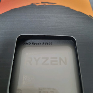 라이젠5 5600 amd cpu 미개봉 정품팩 팝니다 이미지