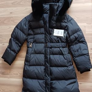 Kenneth lady 폭스퍼 벨트 롱패딩 블랙 55~66 이미지