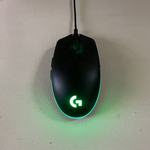 로지텍 g102 블랙 1세대 프로디지 게이밍 마우스 이미지