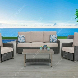 샌디쇼어 4인용 정원 야외 소파세트 이미지