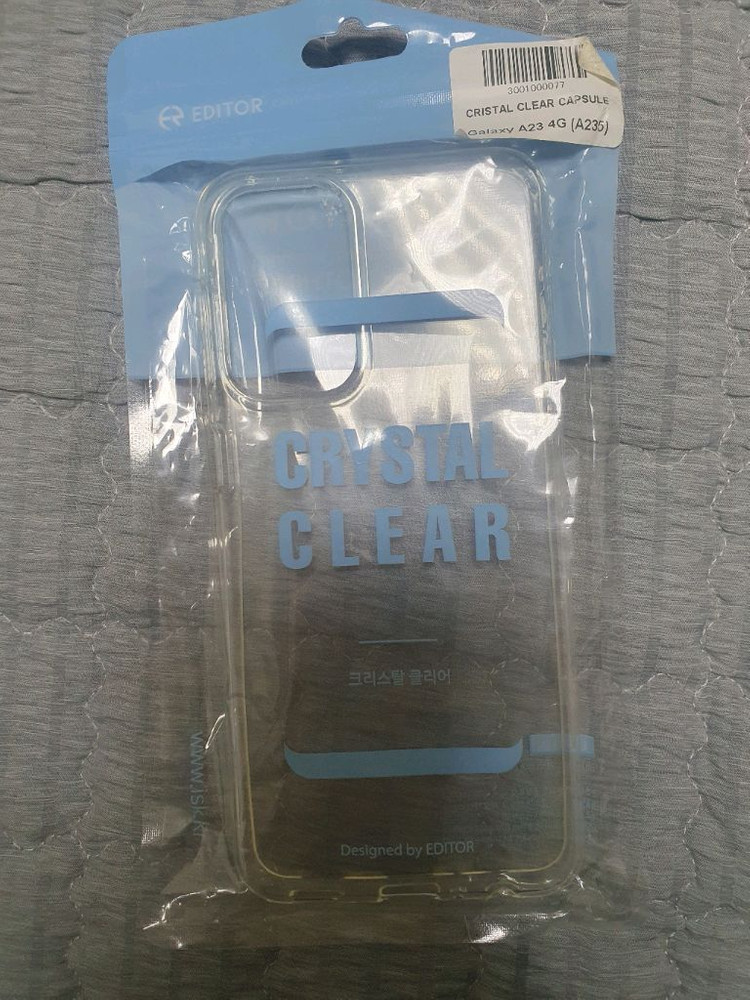 갤럭시 A23 4G (A235) 에디터 크리스탈 클리어 케이스 이미지