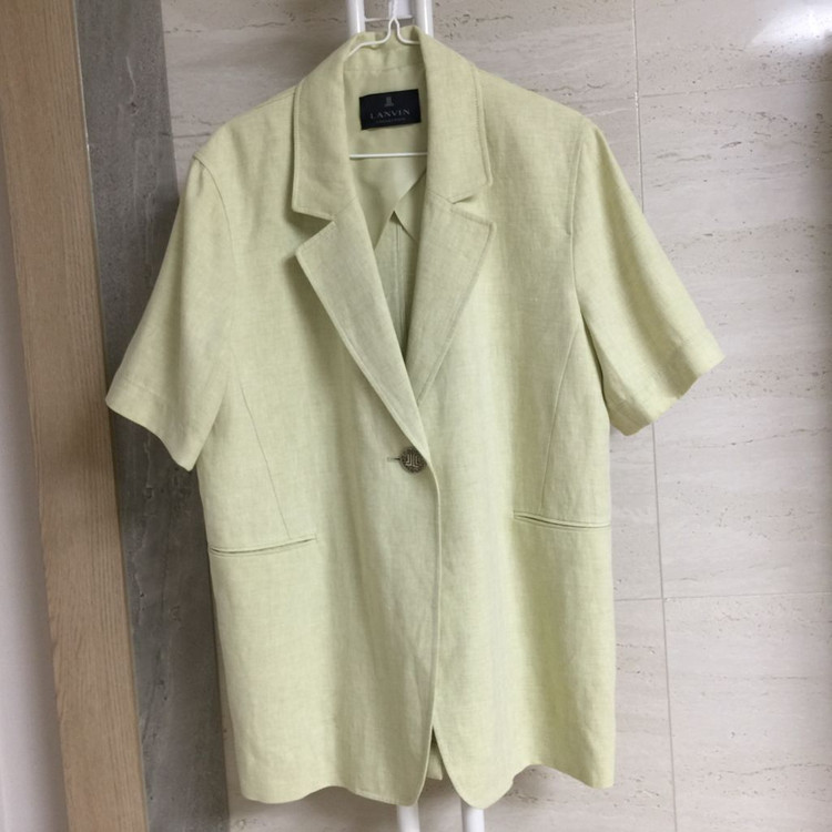 랑방 컬렉션 21 오버핏 린넨 반팔 자켓 55 이미지