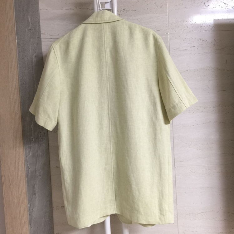 랑방 컬렉션 21 오버핏 린넨 반팔 자켓 55 이미지
