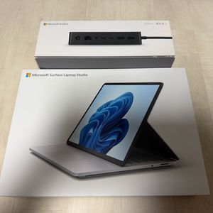 서피스랩탑스튜디오 + 서피스독2 이미지