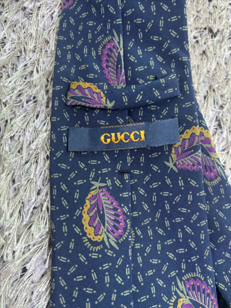 이태리제 GUCCI 100프로 실크 넥타이 이미지