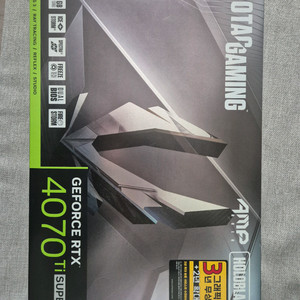 조텍 4070 Ti SUPER 16gb AMP Holo black 이미지