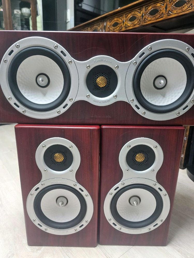 모니터 오디오 gs10 골드 시그니쳐 북쉘프 스피커 이미지