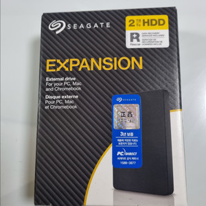 씨게이트 외장하드 2TB + 전용케이스 미사용 이미지