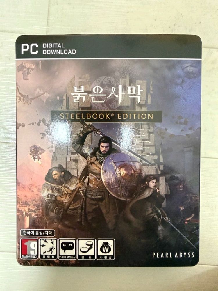 구입 구매 PC 붉은사막 데이원 스틸북 에디션 한국어판 미개봉 구입 구매 이미지