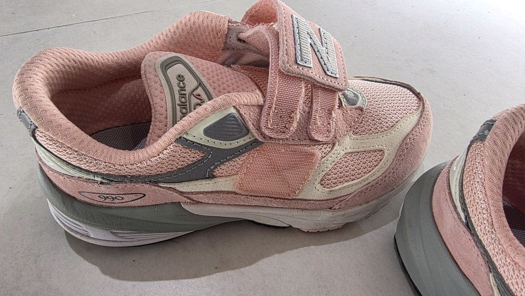 1회 착용 뉴발란스 키즈 운동화 190 pv990pk 이미지