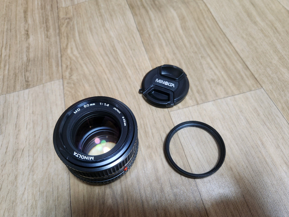미놀타 XD 5 바디및 50mm f1.4 렌즈 셋트 입니다 이미지