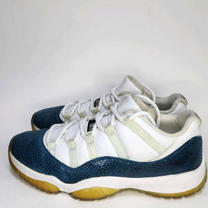 조던 11 레트로 로우 네이비 스네이크스킨 2019 275mm 이미지