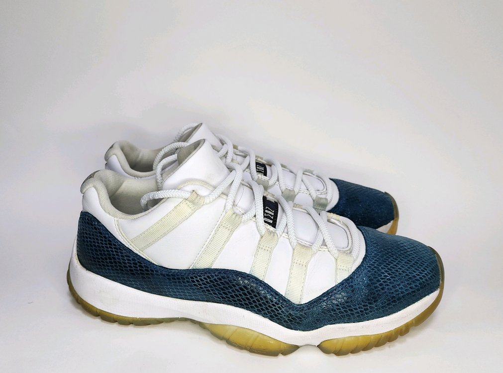 조던 11 레트로 로우 네이비 스네이크스킨 2019 275mm 이미지