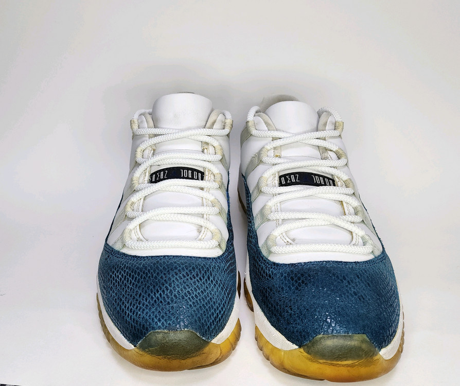 조던 11 레트로 로우 네이비 스네이크스킨 2019 275mm 이미지