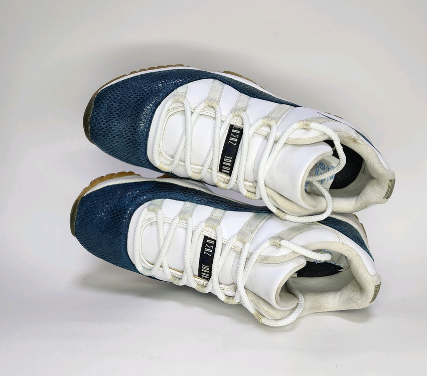 조던 11 레트로 로우 네이비 스네이크스킨 2019 275mm 이미지