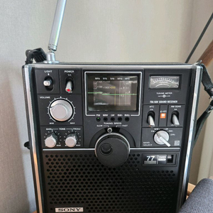 소니 icf 5800 빈티지 라디오 이미지