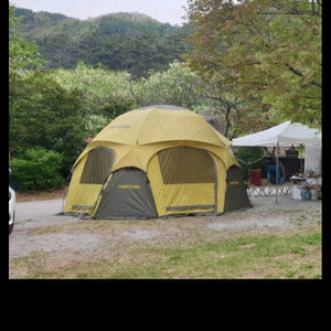 캠핑 텐트 캠프타운 빅돔S 머스타드색상 이미지