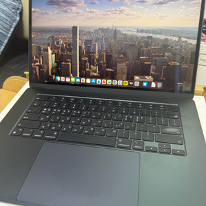 맥북에어 15인치 m3 미드나이트 이미지