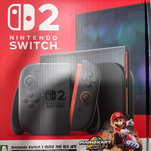 미개봉 닌텐도 스위치2 마리오카트월드 세트 판매합니다 이미지