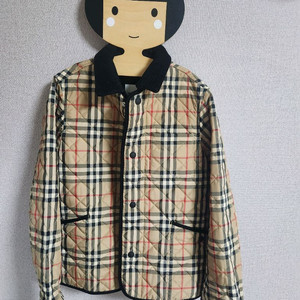 버버리 키즈 노바체크 퀼팅 쟈켓 10y 이미지