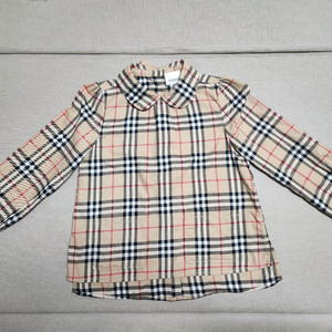 버버리키즈 체크 블라우스 10y 이미지