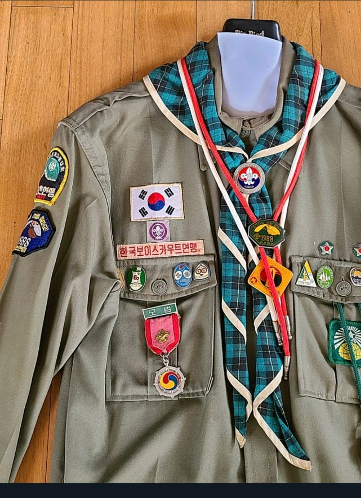 80년대 보이스카우트 단복 이미지