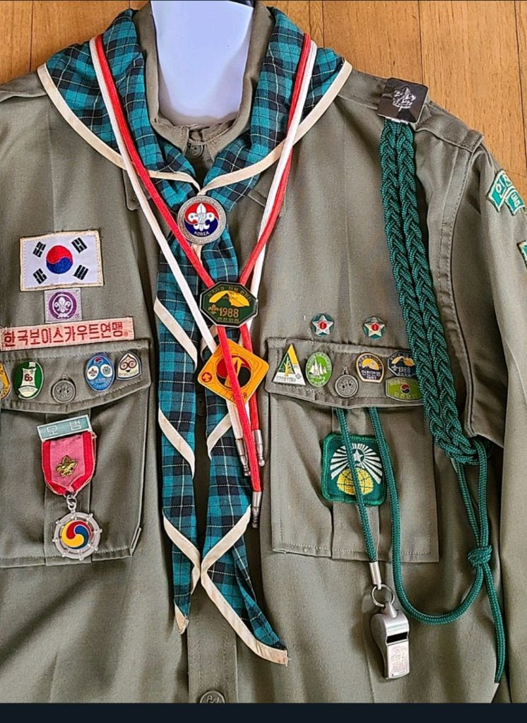 80년대 보이스카우트 단복 이미지