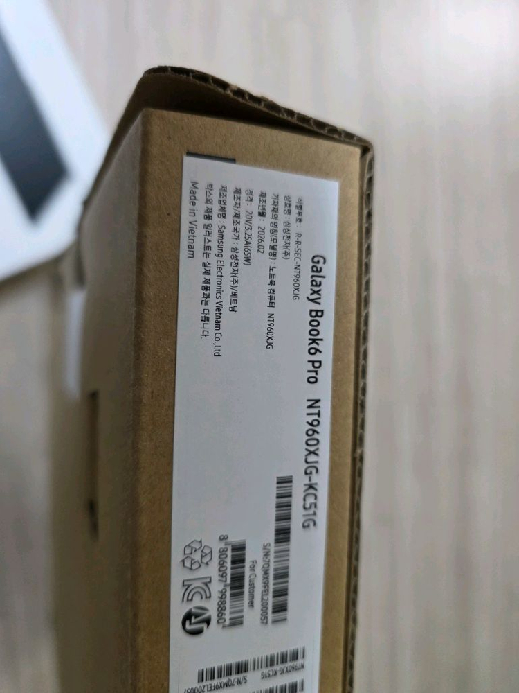 미개봉 갤럭시 북6 프로 고사양 노트북 NT960XJG-KC51G 이미지