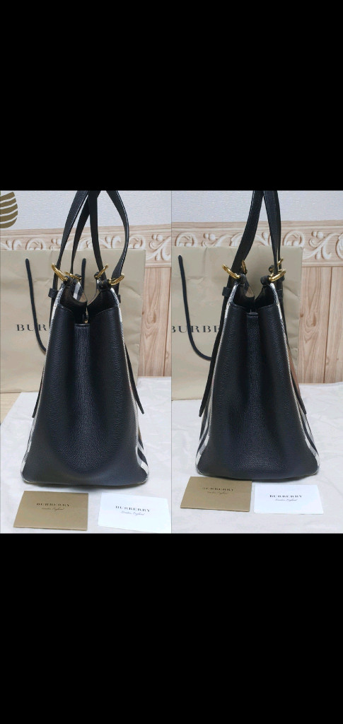 버버리 캔터비 숄더백 토트백 정품S급(감정O)구찌프라다루이비통디올고야드샤넬셀린느보테가생로랑발렌시아가가방 이미지