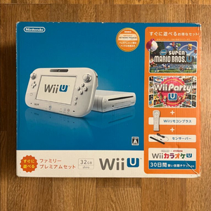 닌텐도 wii u 위유 화이트 프리미엄 세트(시로) 풀박스 + 게임팩다수 이미지