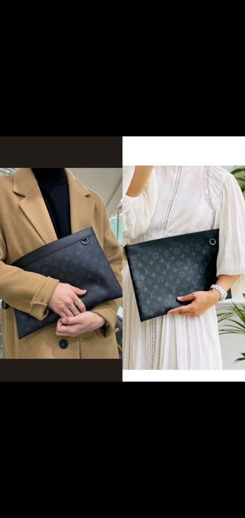 루이비통 이클립스 클러치백 새상품급 정품(영수증O)구찌프라다루이비통디올고야드샤넬셀린느보테가생로랑발렌시아가버버리가방 이미지