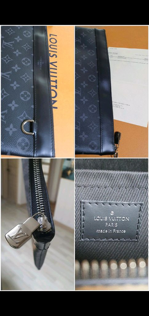 루이비통 이클립스 클러치백 새상품급 정품(영수증O)구찌프라다루이비통디올고야드샤넬셀린느보테가생로랑발렌시아가버버리가방 이미지