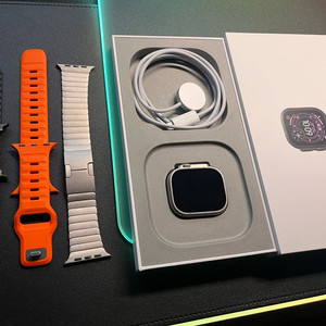 애플워치 울트라2 49mm 내추럴 티타늄 GPS+Cellular 이미지