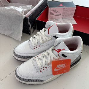 조던3 레트로 화이트 시멘트 리이매진드 270 새상품 이미지