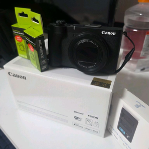 거의 새제품 캐논 파워샷 v1 충전기 여분배터리 포함 이미지