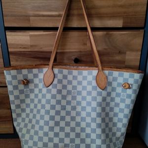 (정품) 루이비통 다미에 아주르 네버풀 토트백. 가방 !! 이미지