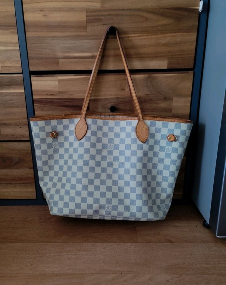 (정품) 루이비통 다미에 아주르 네버풀 토트백. 가방 !! 이미지