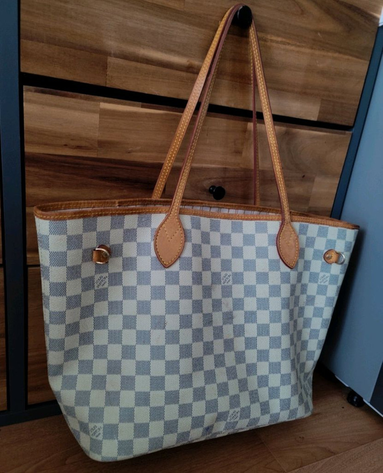 (정품) 루이비통 다미에 아주르 네버풀 토트백. 가방 !! 이미지
