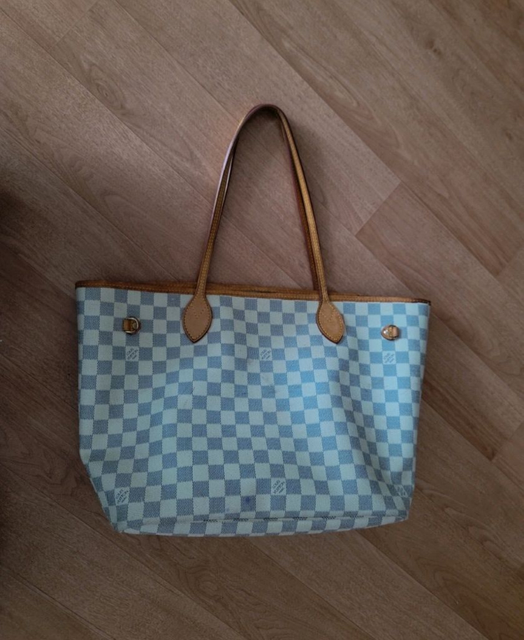 (정품) 루이비통 다미에 아주르 네버풀 토트백. 가방 !! 이미지