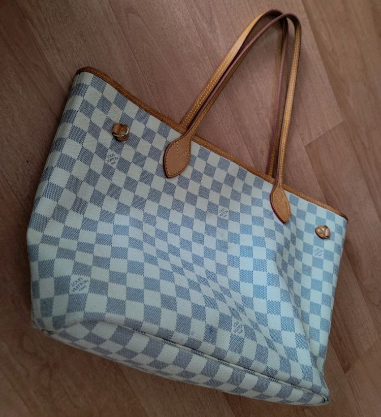 (정품) 루이비통 다미에 아주르 네버풀 토트백. 가방 !! 이미지