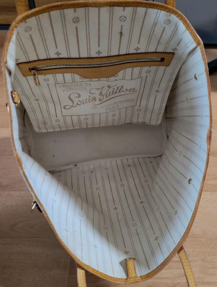 (정품) 루이비통 다미에 아주르 네버풀 토트백. 가방 !! 이미지