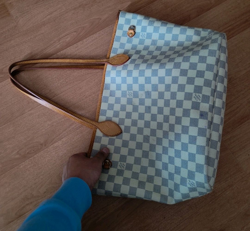 (정품) 루이비통 다미에 아주르 네버풀 토트백. 가방 !! 이미지