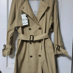 새상품 베이지 벨티드 트렌치 코트 여자 66 77 119,800원가 이미지