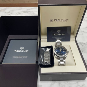 태그호이어 아쿠아레이서 칼리버 5 오토매틱 41mm 블루 다이얼 판매합니 이미지