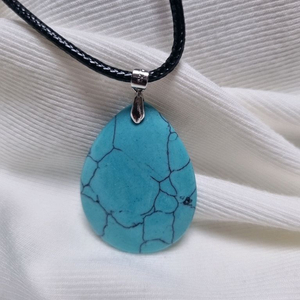 터키석(염색)펜던트 원석목걸이 이미지