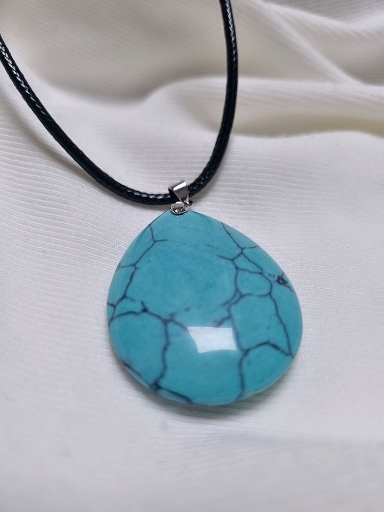 터키석(염색)펜던트 원석목걸이 이미지