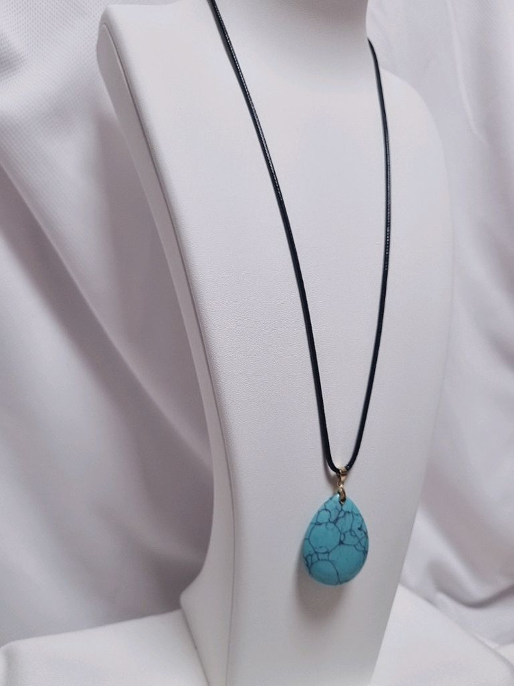 터키석(염색)펜던트 원석목걸이 이미지