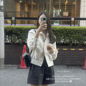 원모어띵 트위드 봄버자켓 이미지